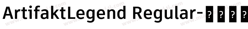 ArtifaktLegend Regular字体转换